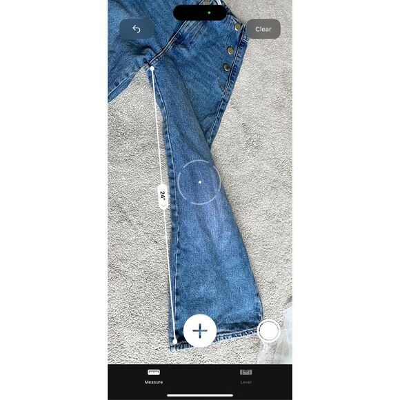 NWOT Zara Wide Leg Crop with side Button detailing size 0, $70 F40 - Picture 7 of 7